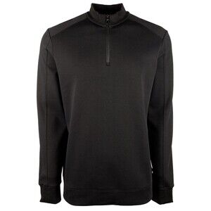 Hugo Boss Men's Big and Tall Sidney Jersey Quarter Zip Pullover-B-XXL